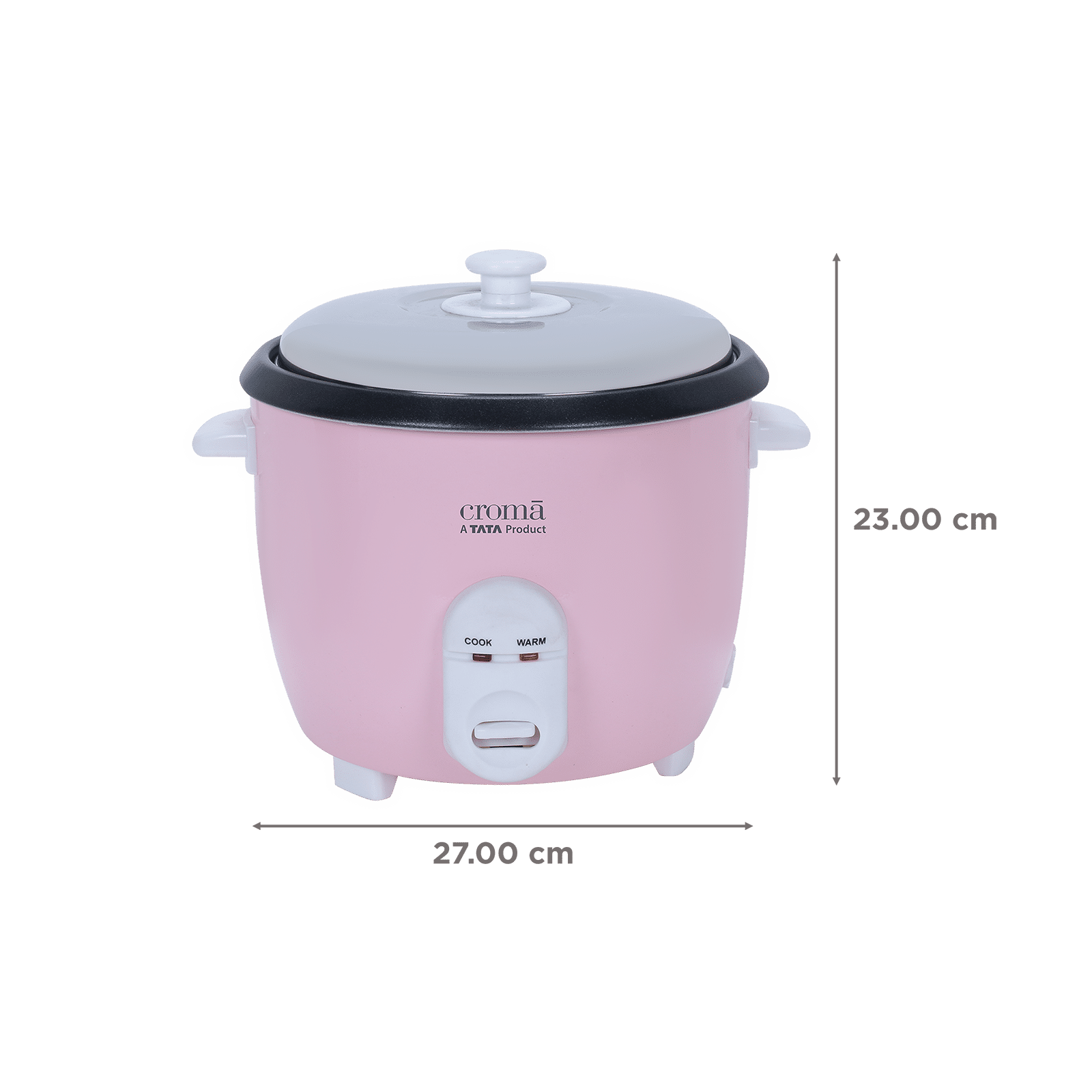 Buy Croma 1.8 Litre Electric Rice Cooker with Keep Warm Function (Pink